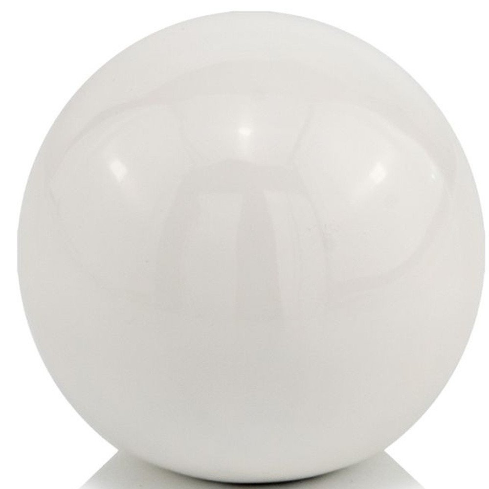 4" Blue Aluminum Decorative Orb Tabletop Sculpture HomeRoots