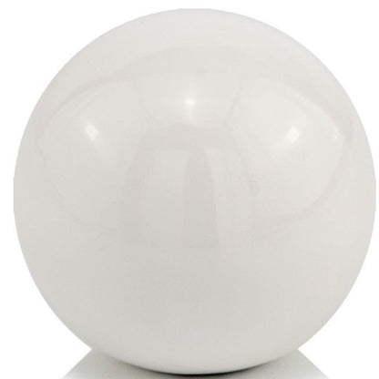 4" Blue Aluminum Decorative Orb Tabletop Sculpture HomeRoots
