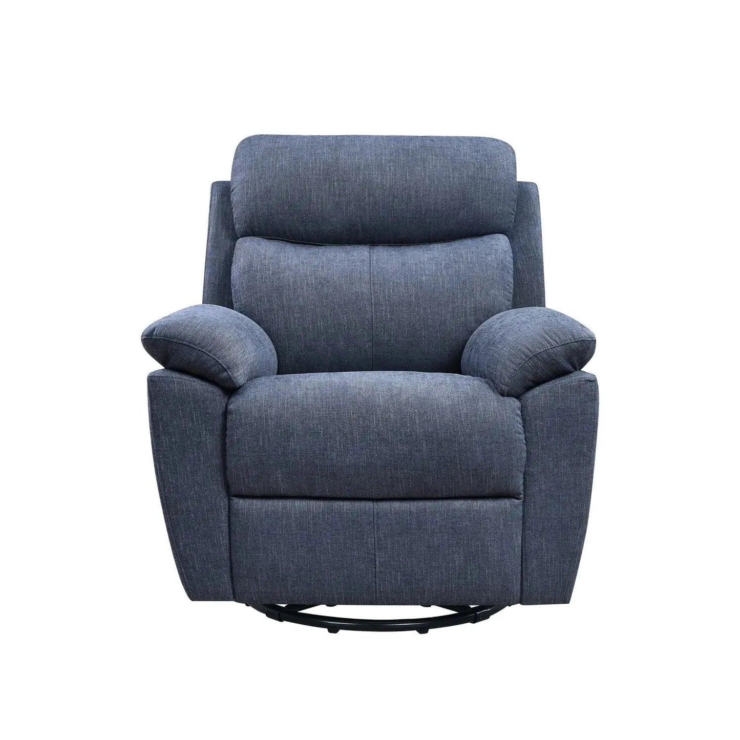 35" Light Gray Fabric Power Recliner With USB - FurniFindUSA