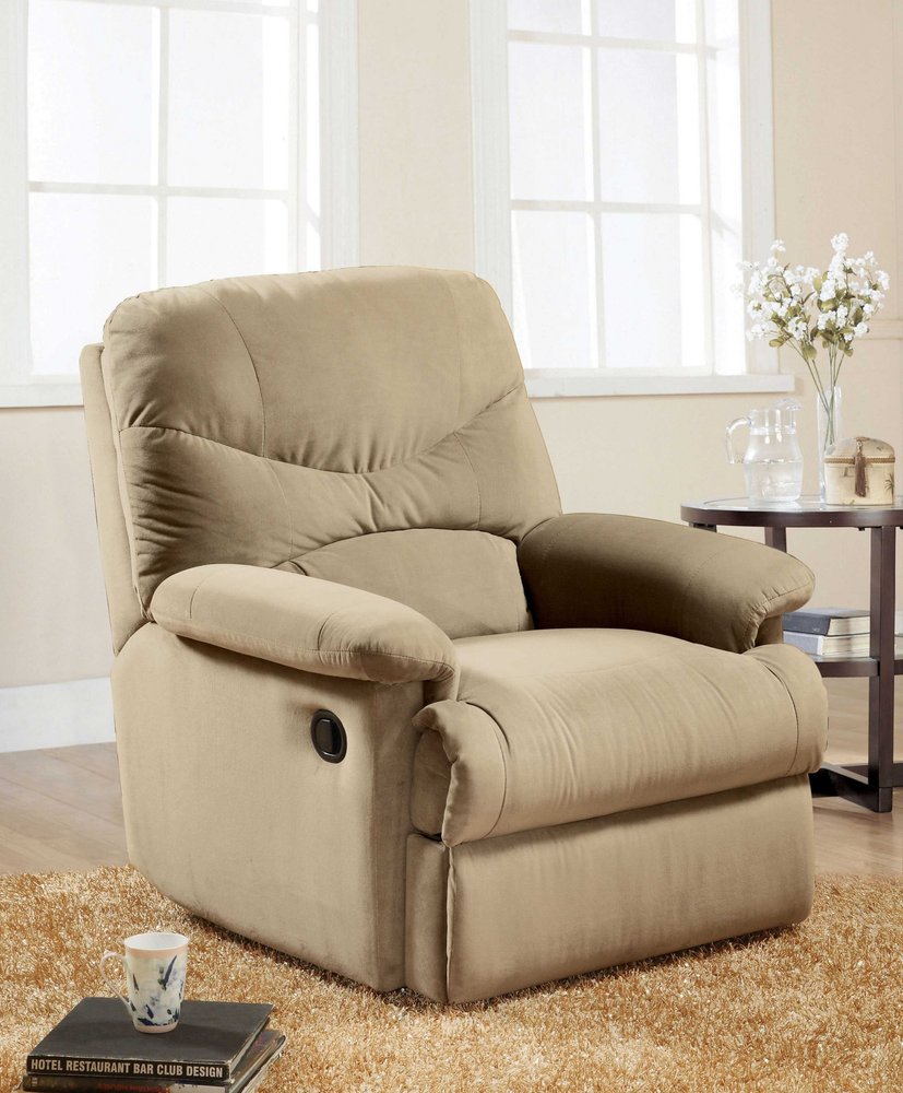 35" Sage Microfiber Recliner HomeRoots