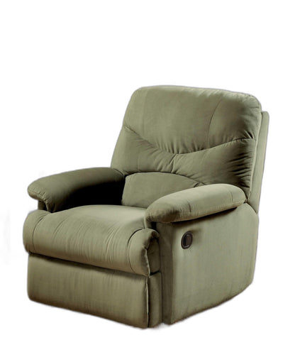 35" Beige Microfiber Recliner