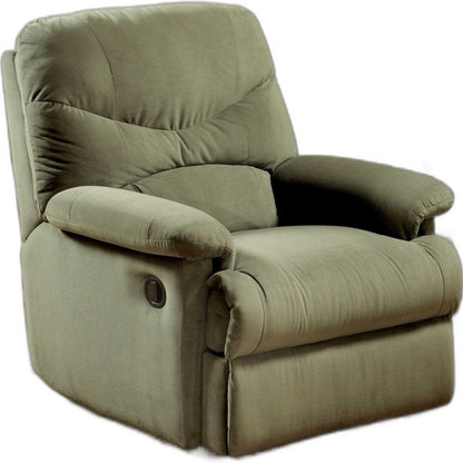 35" Beige Microfiber Recliner HomeRoots