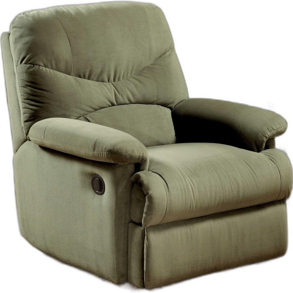 35" Sage Microfiber Recliner HomeRoots