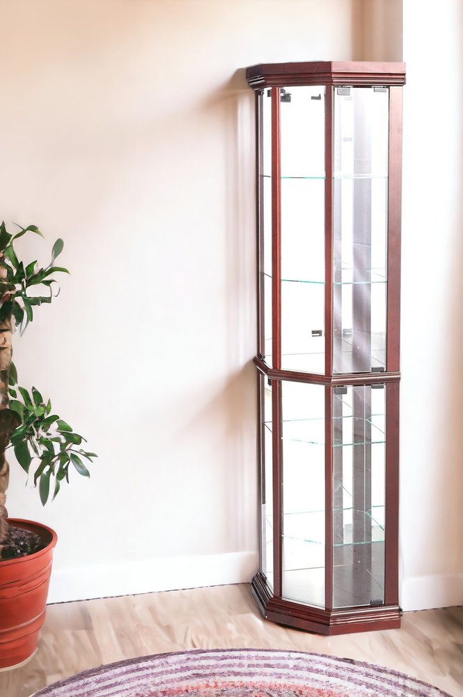 16" Dark Brown Display Stand HomeRoots