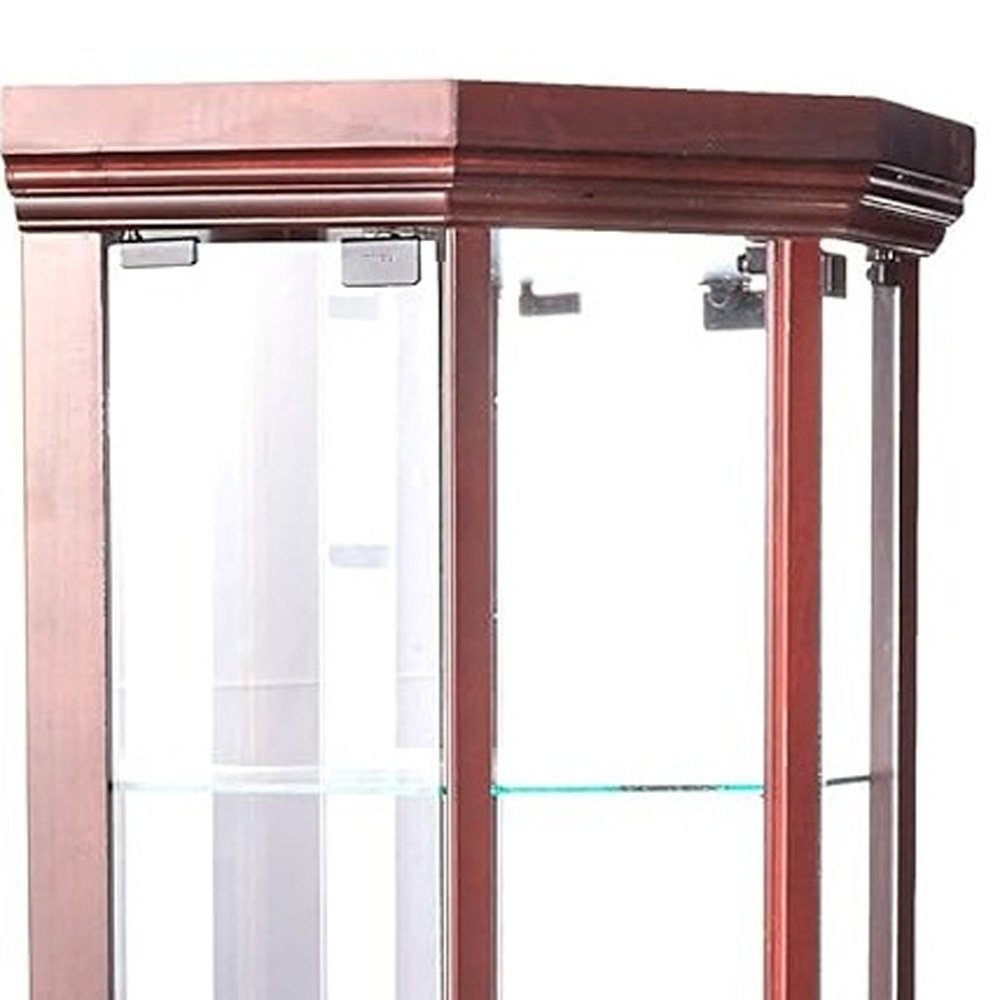 16" Dark Brown Display Stand HomeRoots