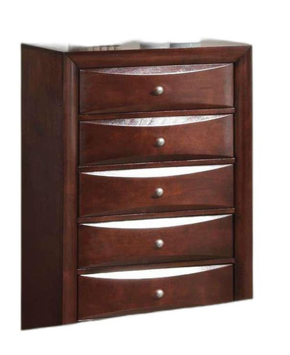 59" Espresso Solid Wood Eight Drawer Double Dresser