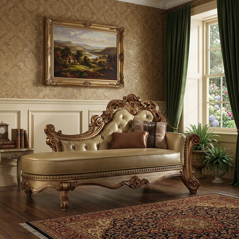 81" Bone and Pearl Faux Leather Tufted Lounge Chair And Toss Pillows HomeRoots