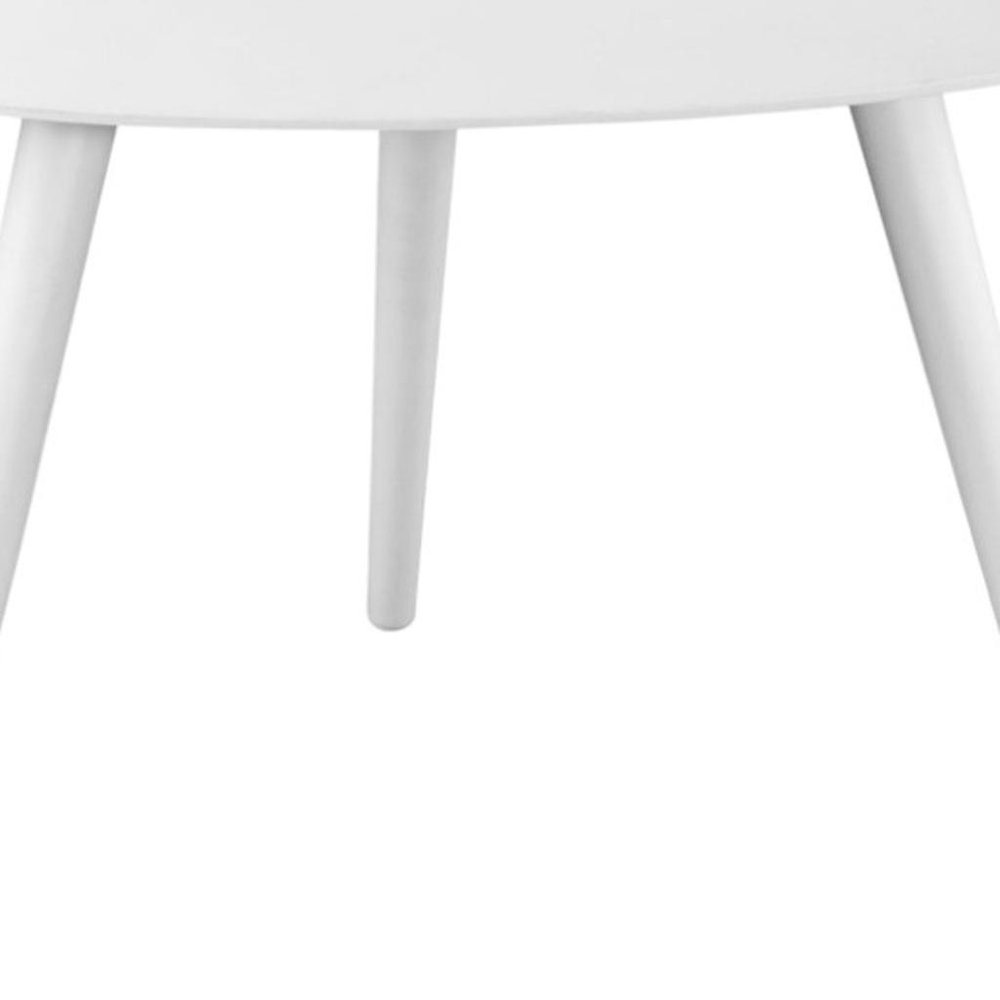 14" White Aluminum End Table HomeRoots