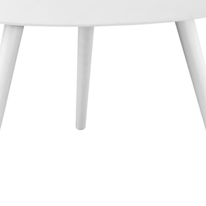 14" White Aluminum End Table HomeRoots