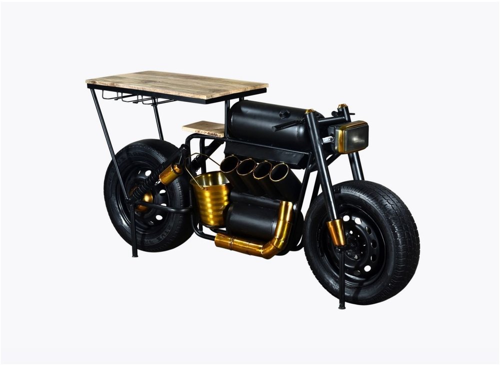 17" X 70.5" X 33" Vector Bike Bar HomeRoots