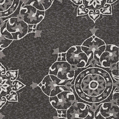 8' X 10' Charcoal Hand Tufted Area Rug HomeRoots