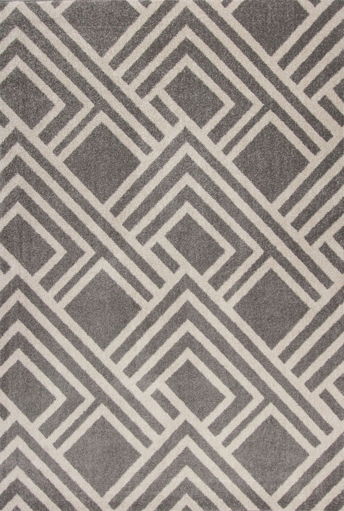 2' X 4' Gray Geometric Indoor Outdoor Area Rug HomeRoots