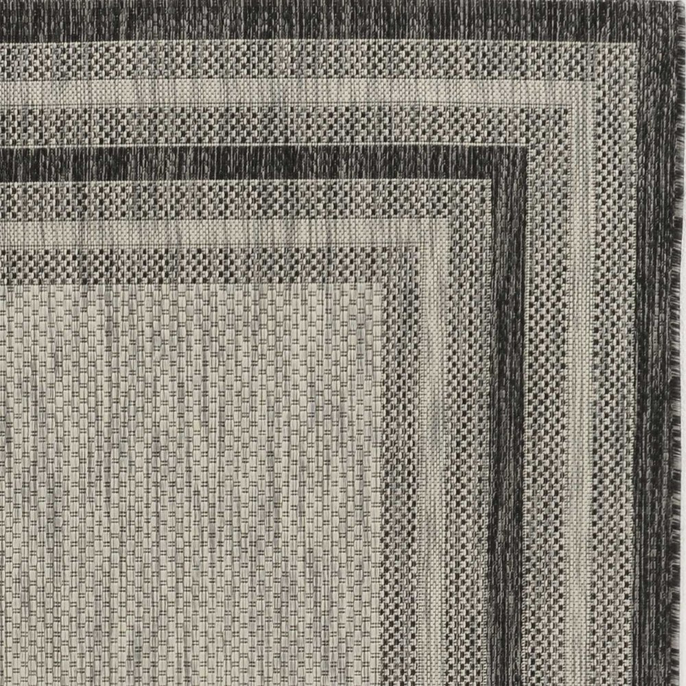 3' X 4' Blue And Green Striped Indoor Outdoor Area Rug HomeRoots