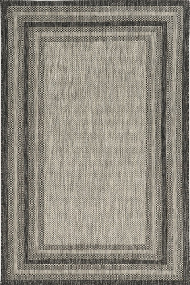 3' X 4' Blue And Green Striped Indoor Outdoor Area Rug — view 20