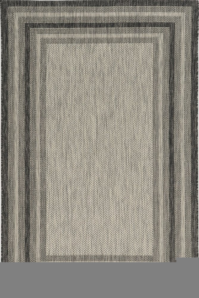 3' X 4' Blue And Green Striped Indoor Outdoor Area Rug HomeRoots