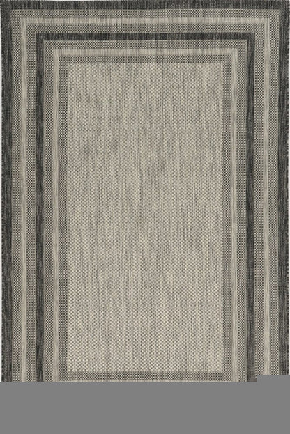 3' X 4' Blue And Green Striped Indoor Outdoor Area Rug HomeRoots