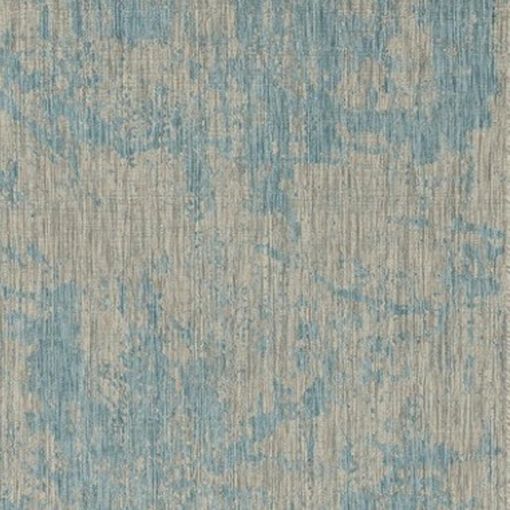 3' X 4' Green And Denim Blue Abstract Area Rug — view 8
