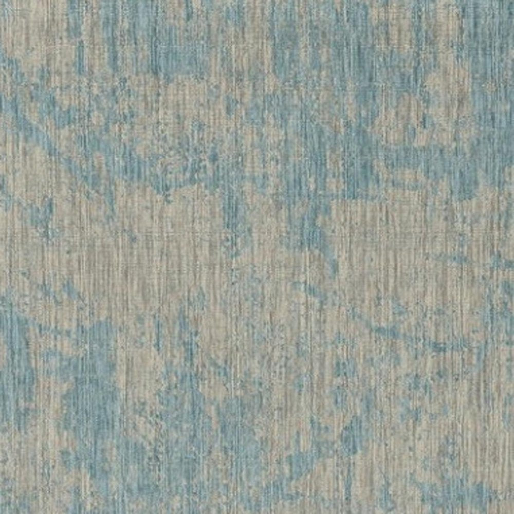 3' X 4' Green And Denim Blue Abstract Area Rug HomeRoots