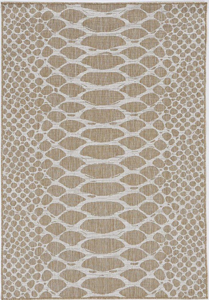 5' X 8' Natural Animal Print Area Rug HomeRoots