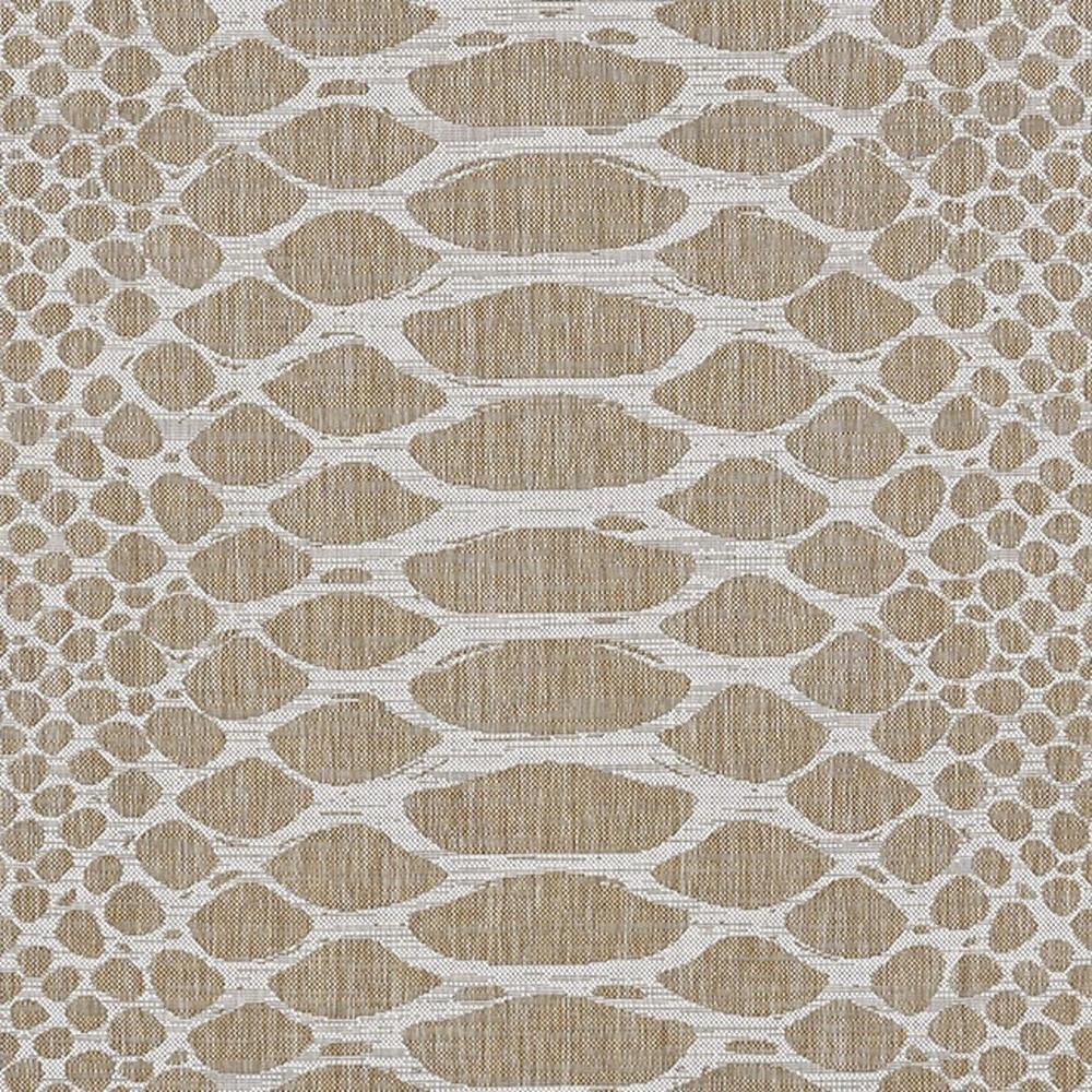 5' X 8' Natural Animal Print Area Rug HomeRoots
