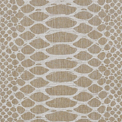 5' X 8' Natural Animal Print Area Rug HomeRoots
