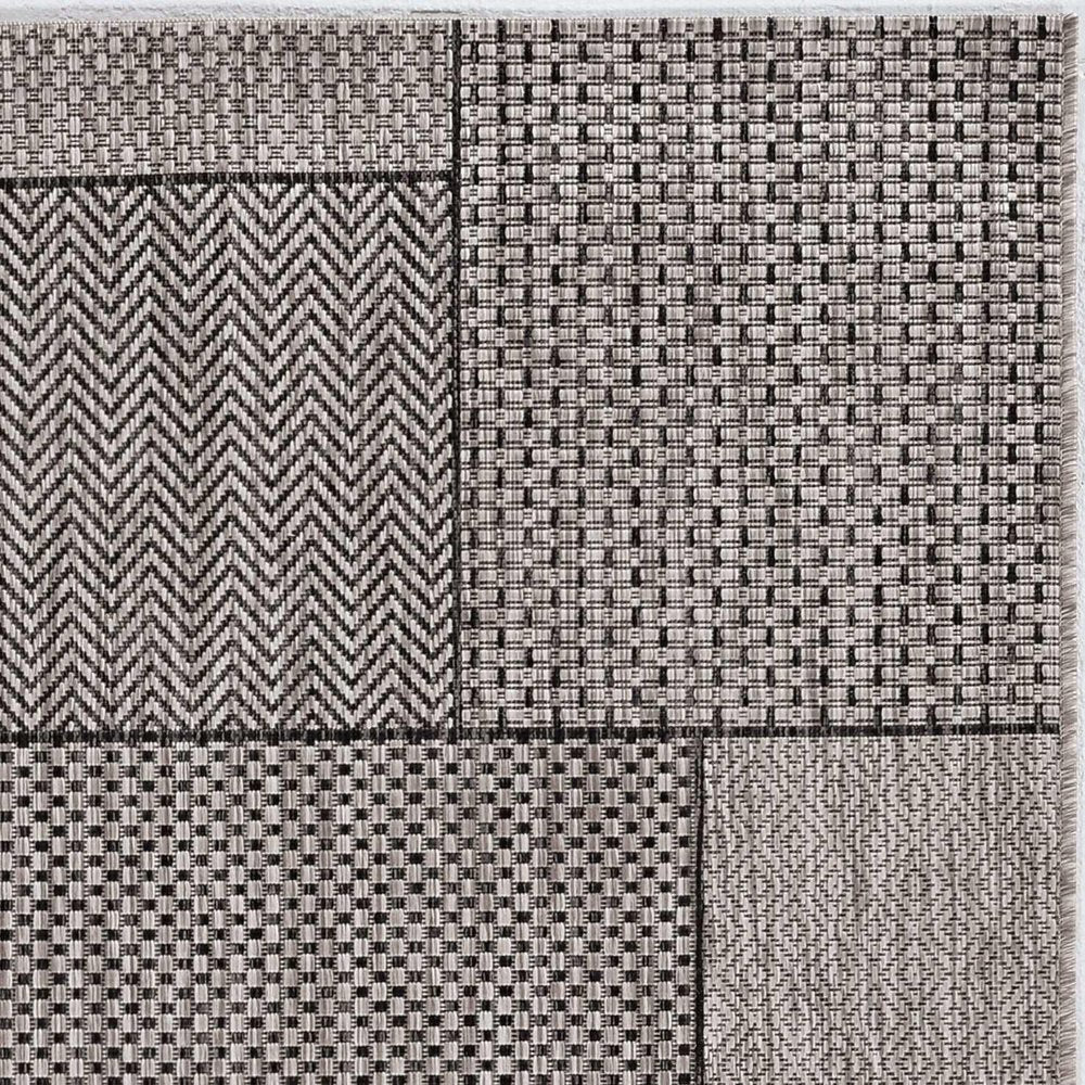 5' X 8' Grey Geometric Patterns Area Rug HomeRoots