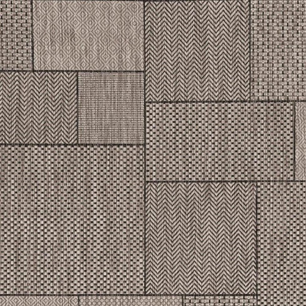 5' X 8' Grey Geometric Patterns Area Rug HomeRoots