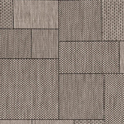 5' X 8' Grey Geometric Patterns Area Rug HomeRoots
