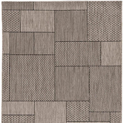 5' X 8' Grey Geometric Patterns Area Rug HomeRoots