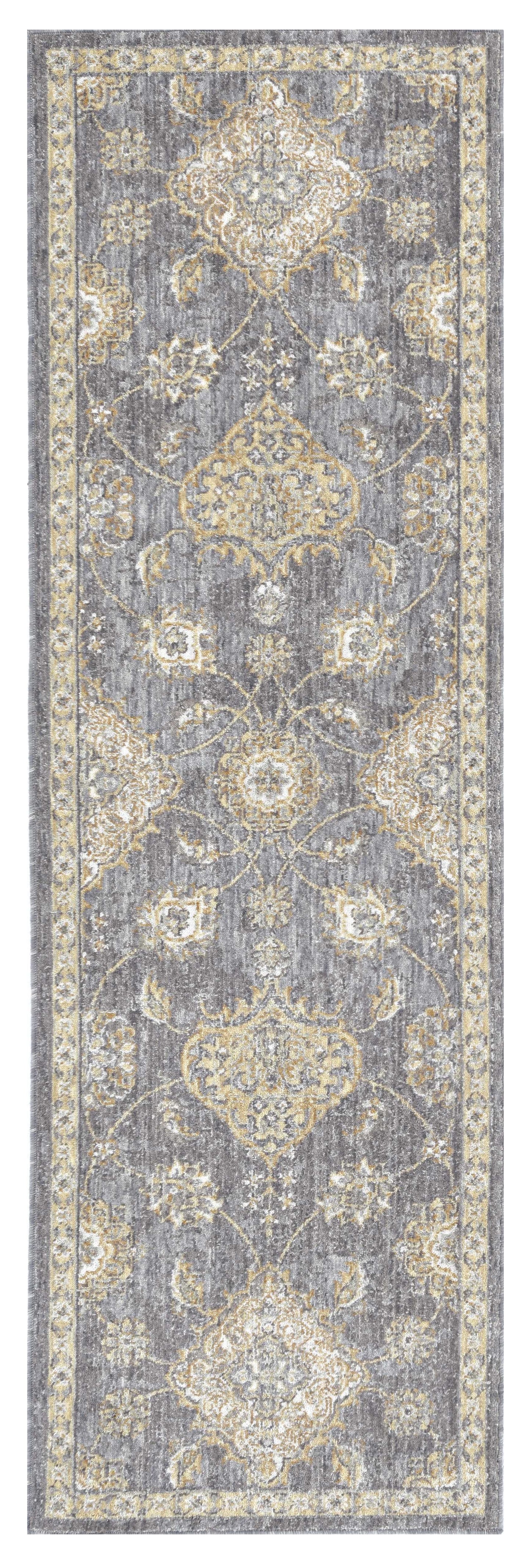 2' X 3' Sage Green Wool Floral Distressed Area Rug