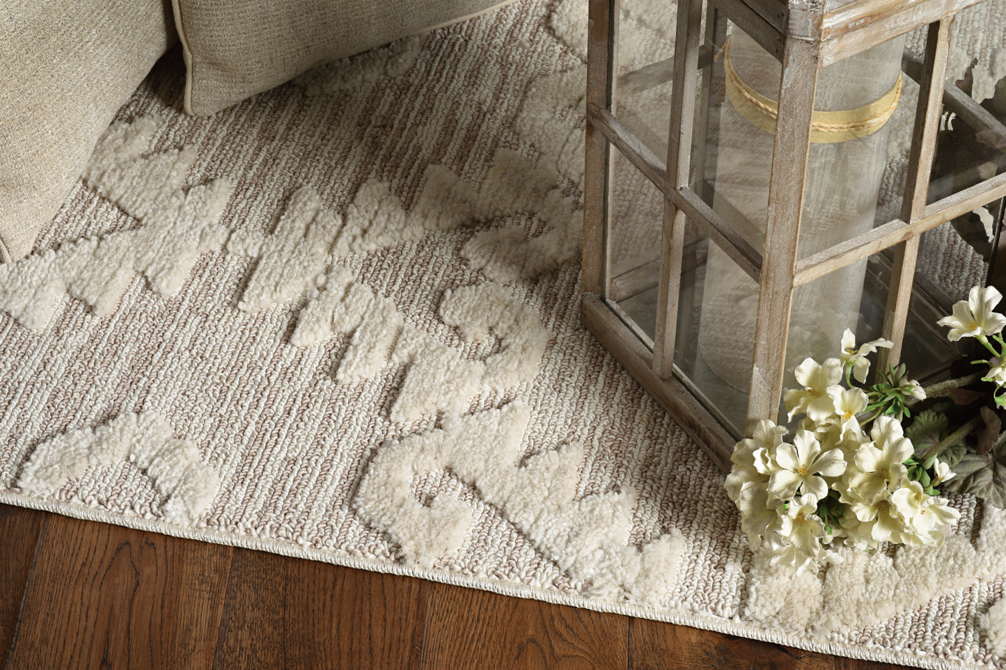 12' X 15' Ivory Beige Area Rug