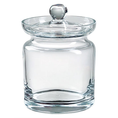 6" Clear Mouth Blown Crystal Biscuit Jar HomeRoots
