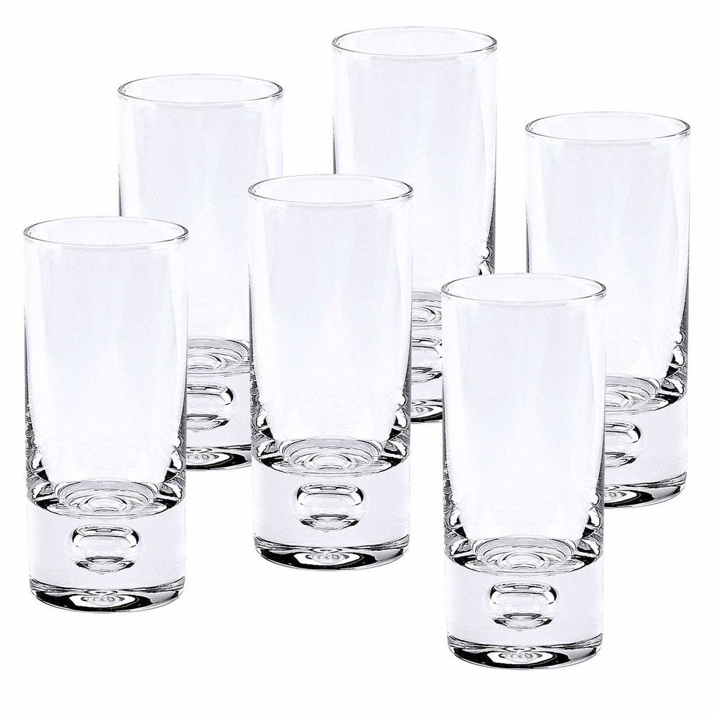 Mouth Blown Crystal 6 Pc Shot Or Vodka Glass Set  3 Oz HomeRoots