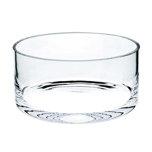8" Lead Free Crystal Round Serving Bowl HomeRoots