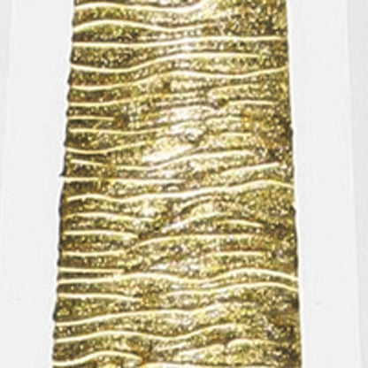 11" Clear And Gold Cylinder Lead Free Crystal Table Vase HomeRoots