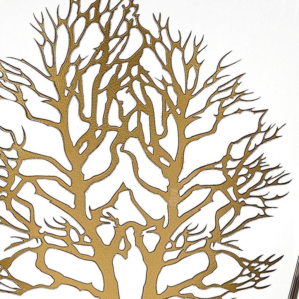 12" Clear And White Tree Of Life Oval Lead Free Crystal Table Vase HomeRoots