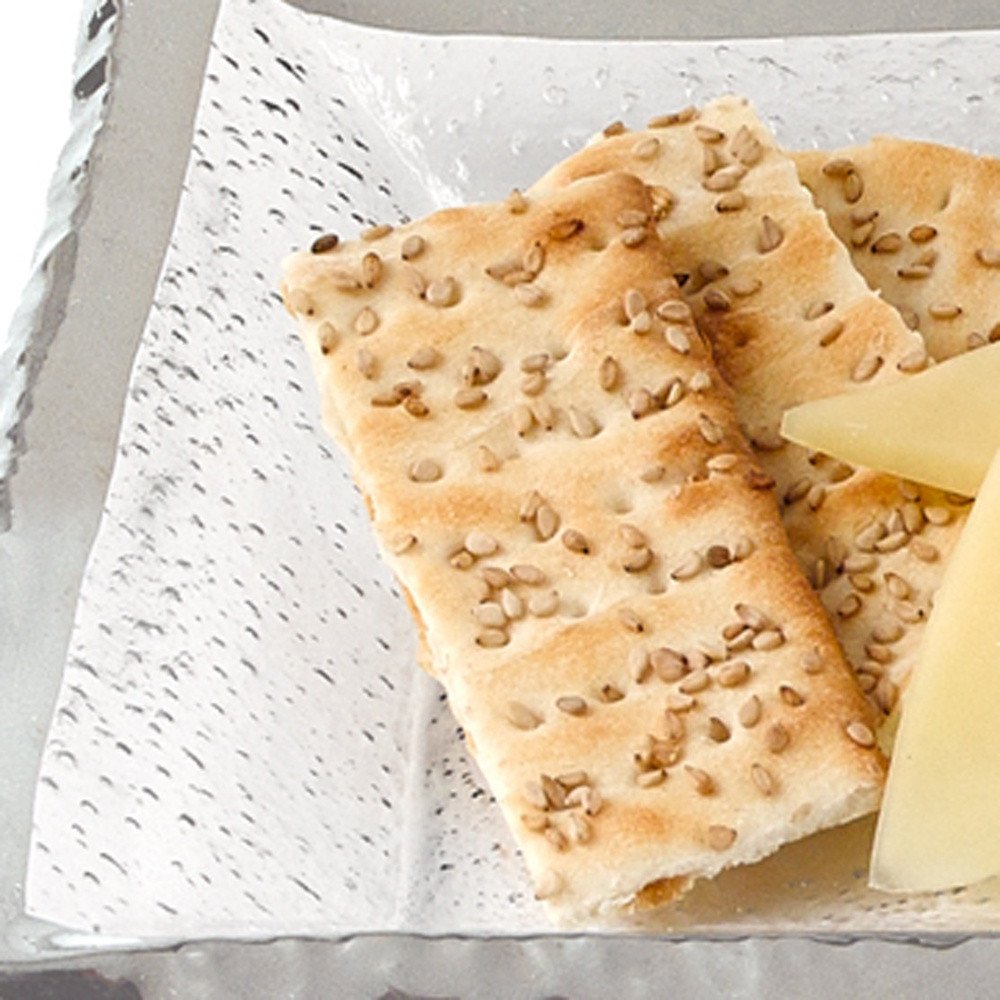 18 Mouth Blown Rectangular Edge Silver Serving Platter Or Tray HomeRoots