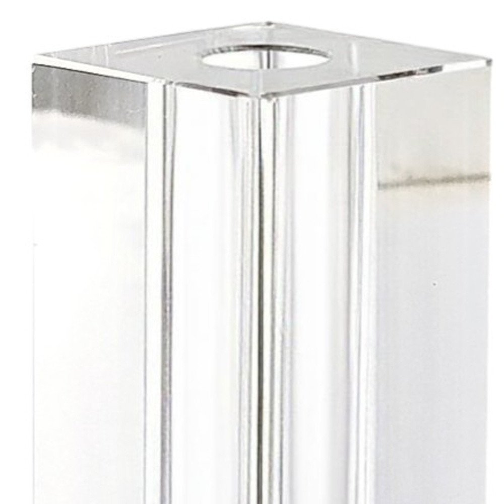 7" Clear Bud Lead Free Crystal Table Vase HomeRoots
