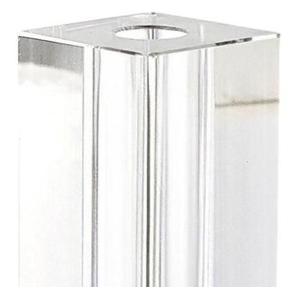 7" Clear Bud Lead Free Crystal Table Vase HomeRoots