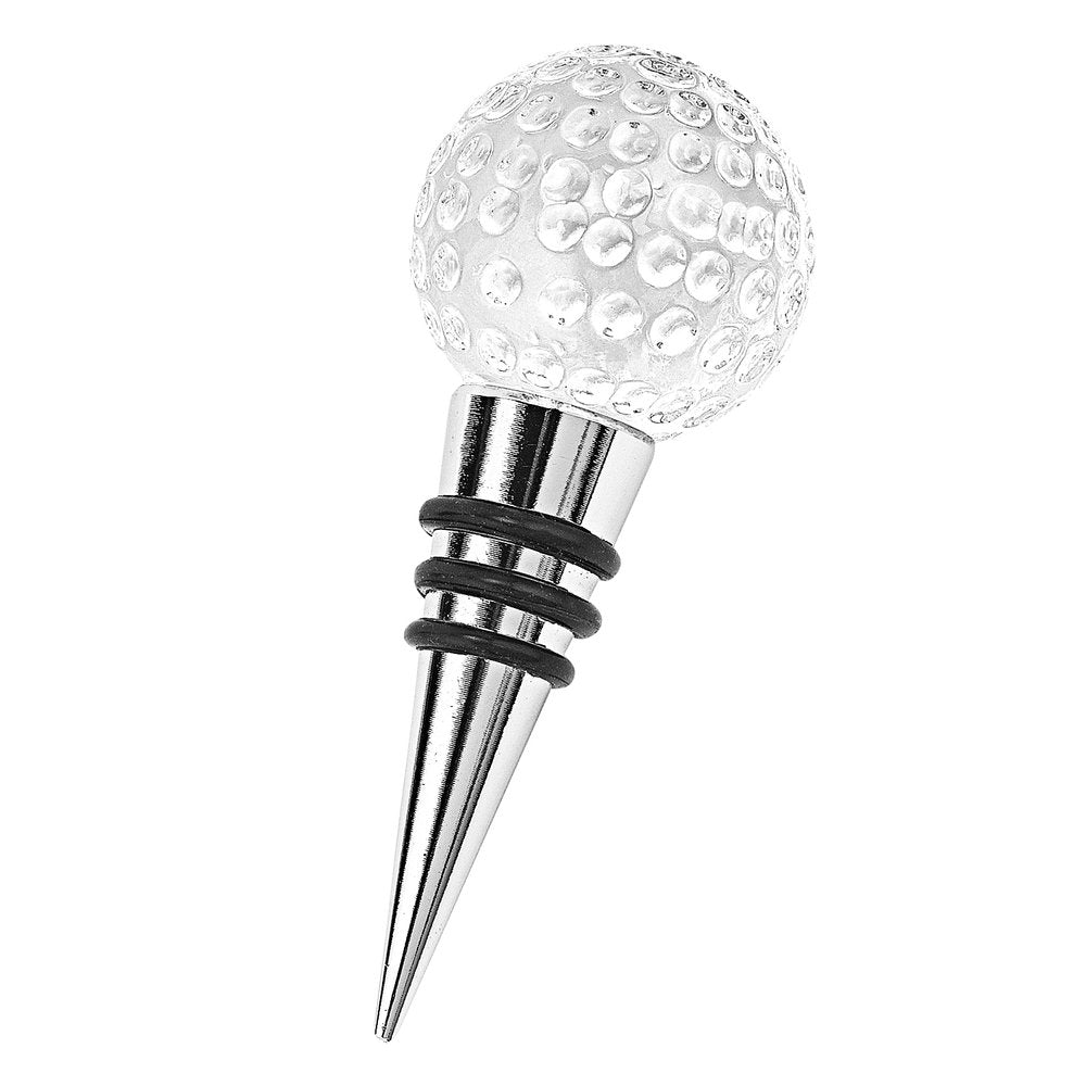 4" Clear Lead Free Crystal Bottle Stopper HomeRoots