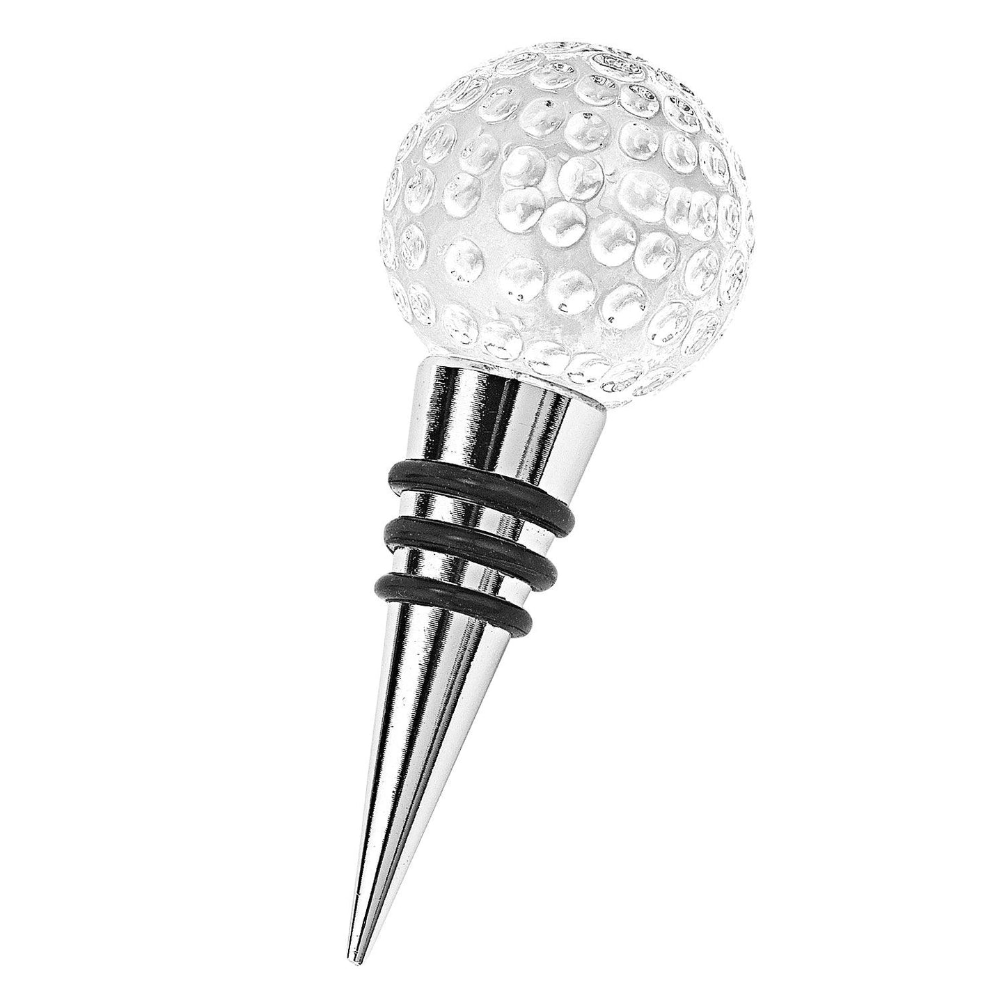 Hand Crafted Crystal Golf Ball Bottle Stopper - FurniFindUSA