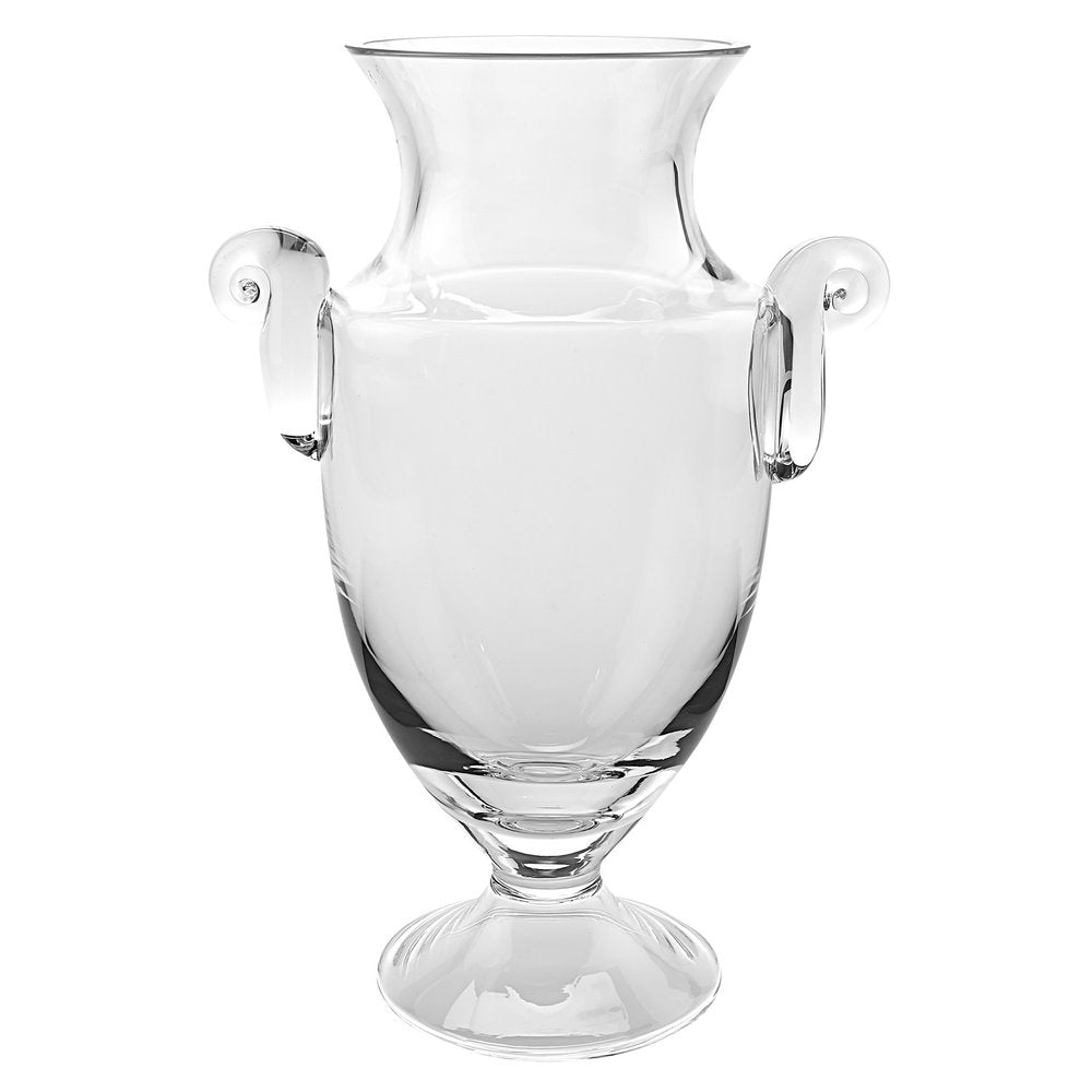 14" Clear Cylinder Lead Free Crystal Table Vase HomeRoots