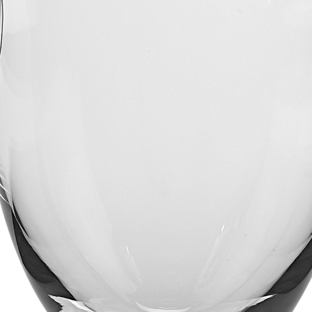 14" Clear Cylinder Lead Free Crystal Table Vase HomeRoots