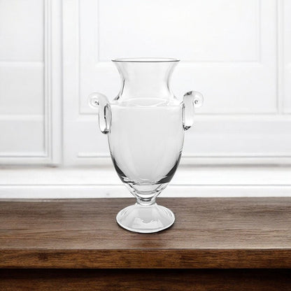 14" Clear Cylinder Lead Free Crystal Table Vase HomeRoots