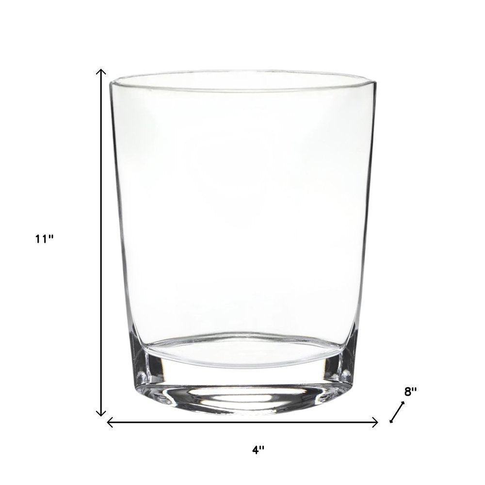 11" Clear Bud Lead Free Crystal Table Vase HomeRoots