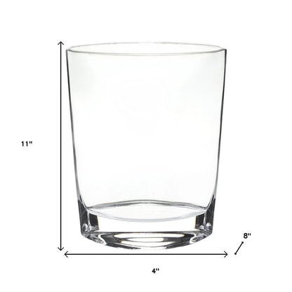 11" Clear Bud Lead Free Crystal Table Vase HomeRoots