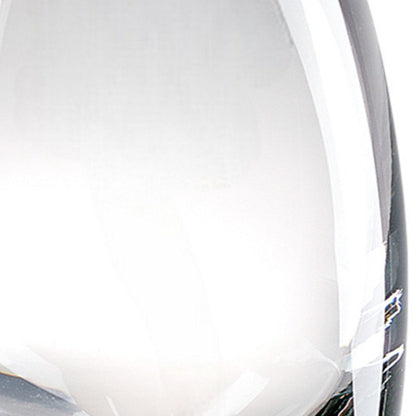 7" Clear Lead Free Crystal Oval Table Vase HomeRoots