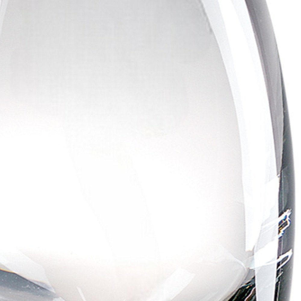11" Clear Lead Free Crystal Oval Table Vase HomeRoots