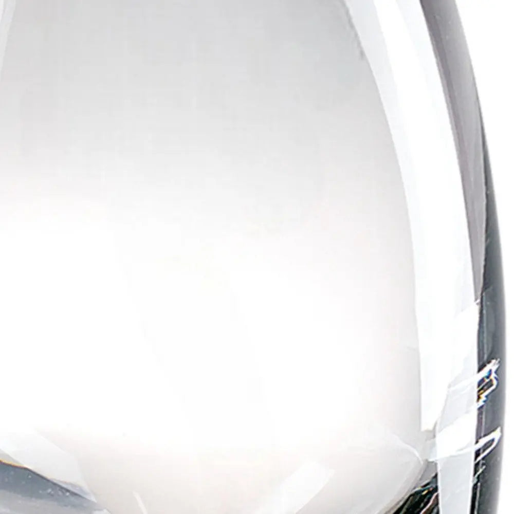 11" Clear Lead Free Crystal Oval Table Vase HomeRoots