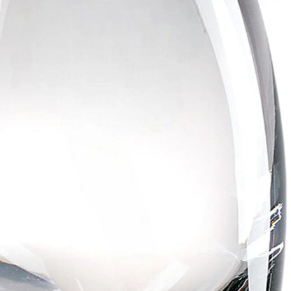 11" Clear Lead Free Crystal Oval Table Vase HomeRoots